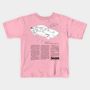 SAAB SONETT - advert Kids T-Shirt